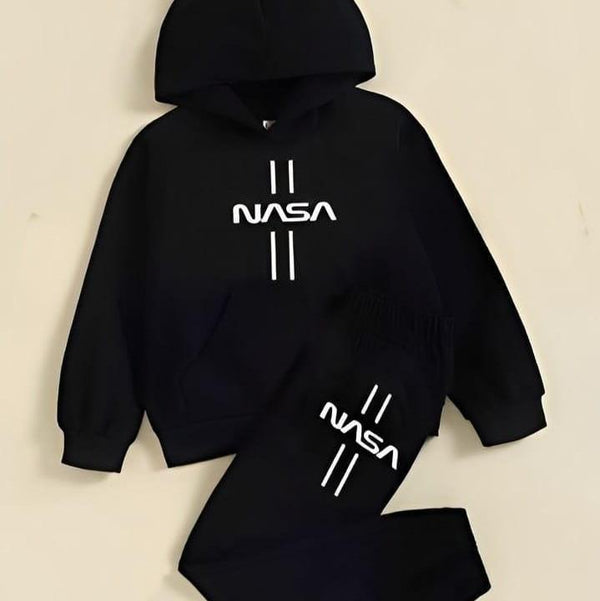  Boys fleece Printed  Hoodie Tracksuit