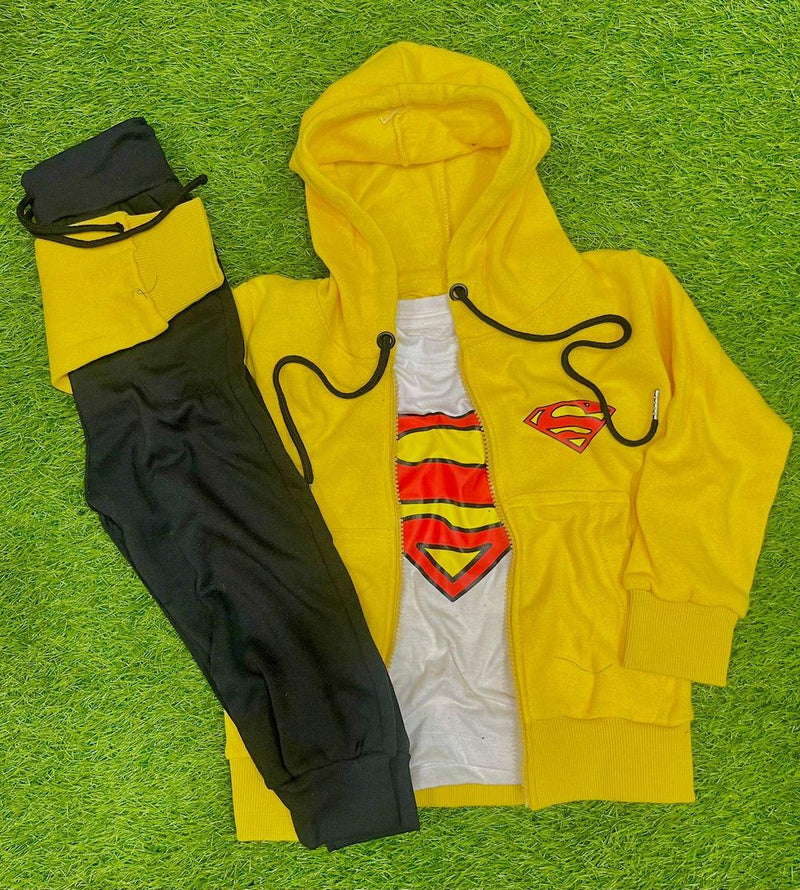 3 Pc fleece zipper Tracksuit