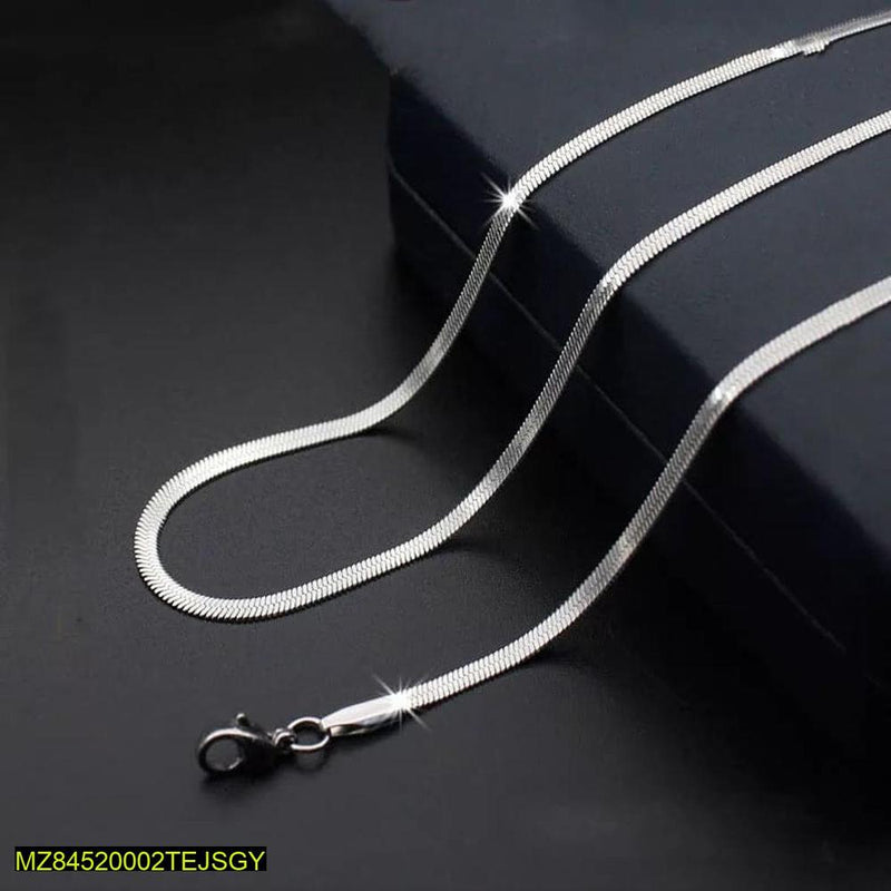 Plain Silver Plated Chain