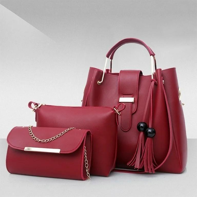 Chic woman's Leather Hand bag