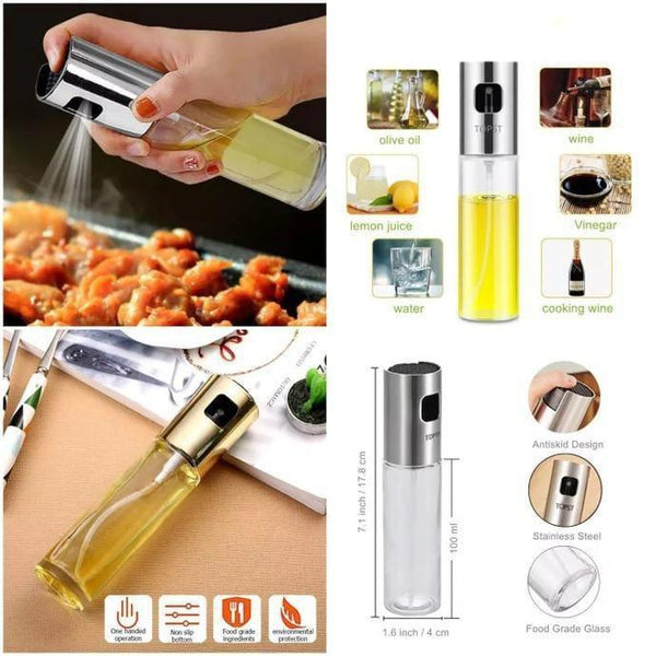 Glass Oil Bottle  Spray